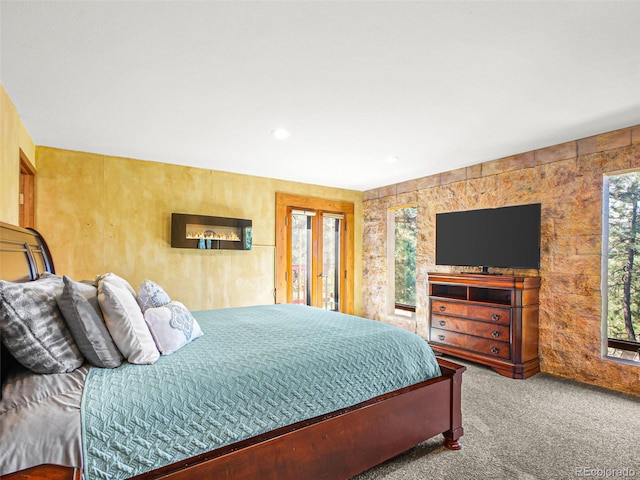 8791 Grizzly Way, Evergreen, CO 80439 - carpeted bedroom featuring recessed lighting