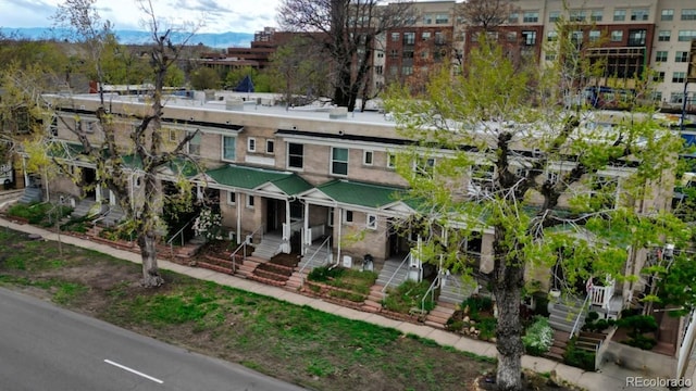 553 N Logan St, Denver, CO 80203 - view of front facade with stairway