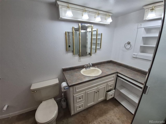 3136 S Cathay Cir, Aurora, CO 80013 - bathroom with vanity and toilet