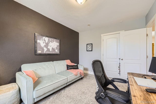 2841 N Columbine St, Denver, CO 80205 - office area with carpet flooring and baseboards