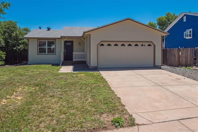 1718 S Flanders Way, Aurora, CO 80017 - single story home with a garage and concrete driveway