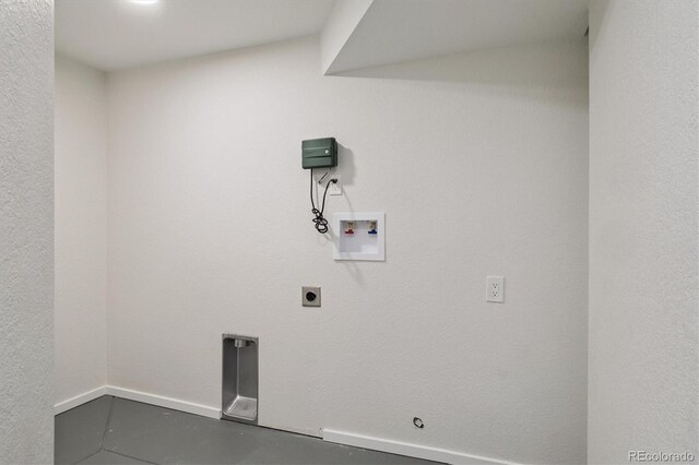 1718 S Flanders Way, Aurora, CO 80017 - washroom with hookup for a washing machine and hookup for an electric dryer