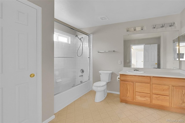 5564 Kalispell St, Denver, CO 80239 - full bathroom with tile patterned floors, shower / tub combination, and vanity