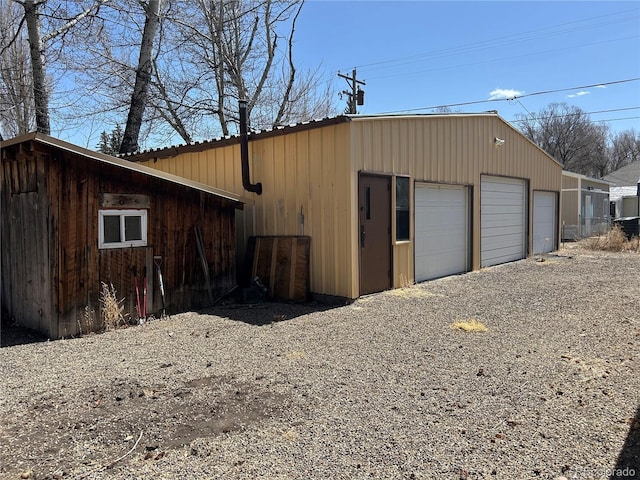 300 3rd St, Saguache, CO 81149 - view of detached garage