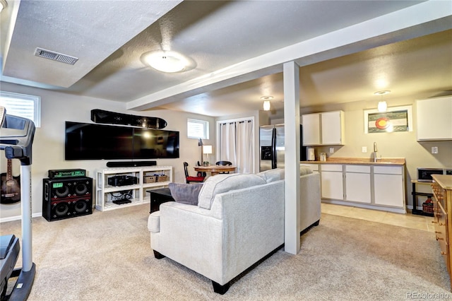 13915 W 73rd Ave, Arvada, CO 80005 - living area with light colored carpet