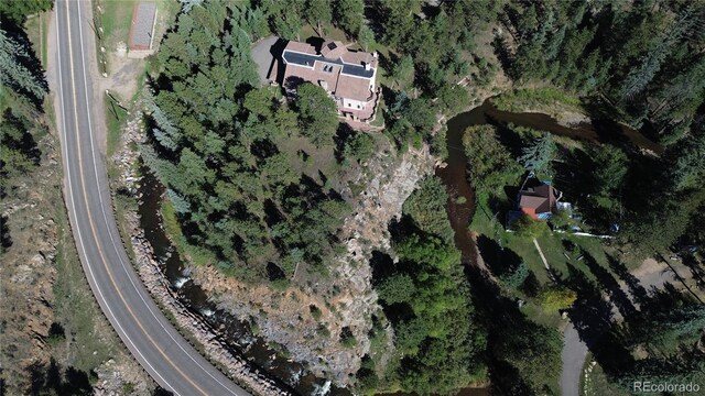 26600 Mowbray Ct, Evergreen, CO 80439 - drone / aerial view