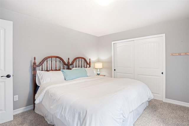 577 Tristan Pl, Berthoud, CO 80513 - bedroom with carpet, a closet, and baseboards