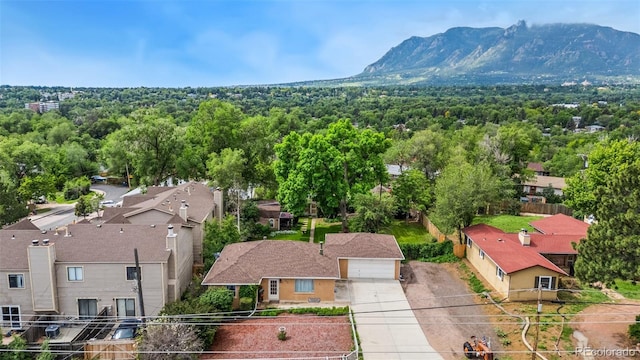 305 W Brookside St, Colorado Springs, CO 80905 - aerial view of a mountain backdrop