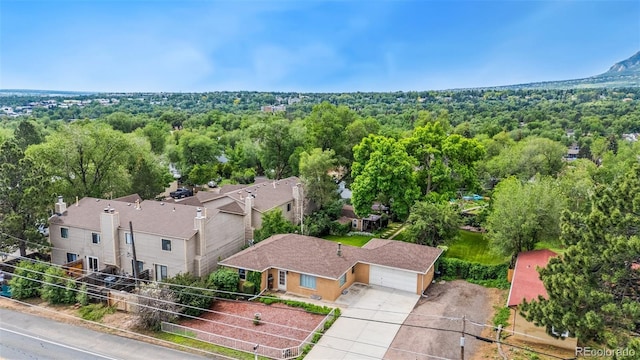 305 W Brookside St, Colorado Springs, CO 80905 - bird's eye view of a forest