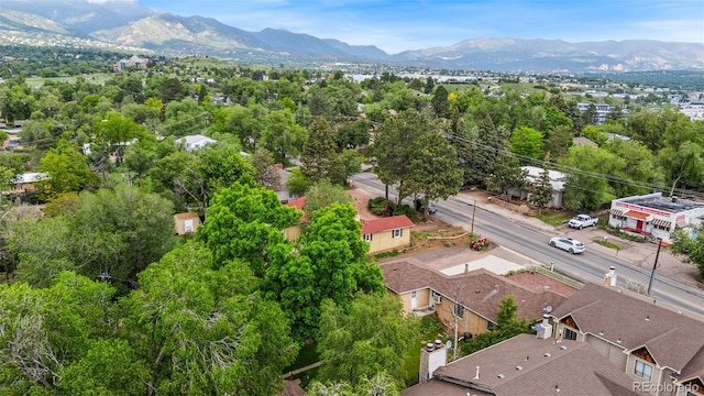 305 W Brookside St, Colorado Springs, CO 80905 - drone / aerial view of mountains
