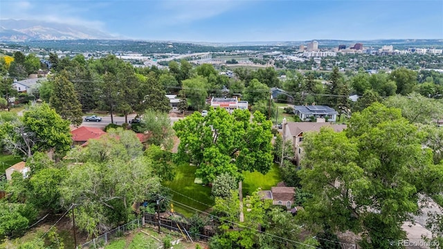 305 W Brookside St, Colorado Springs, CO 80905 - drone / aerial view of a tree filled landscape