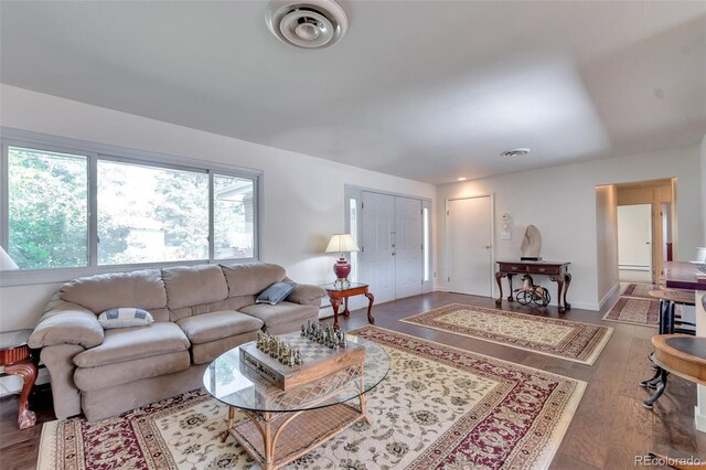 7930 S Kendall Ct, Littleton, CO 80128 - living room featuring wood finished floors and baseboards