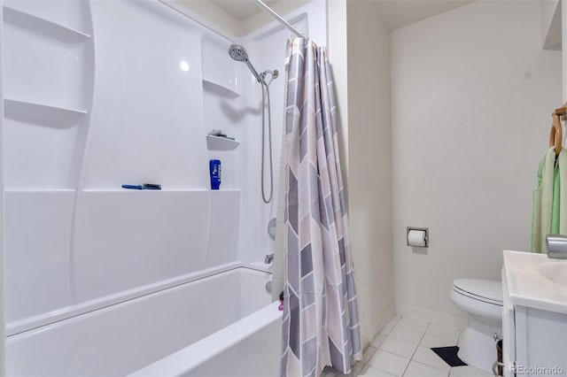 7930 S Kendall Ct, Littleton, CO 80128 - full bath featuring vanity, tile patterned floors, and shower / tub combo