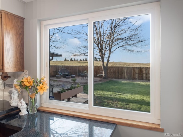 view of doorway to outside