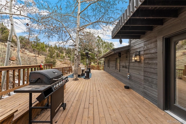 6640 Kilimanjaro Dr, Evergreen, CO 80439 - deck with grilling area
