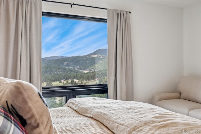 6640 Kilimanjaro Dr, Evergreen, CO 80439 - bedroom featuring a mountain view