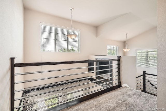 15437 W 95th Ave, Arvada, CO 80007 - hallway featuring an upstairs landing and lofted ceiling