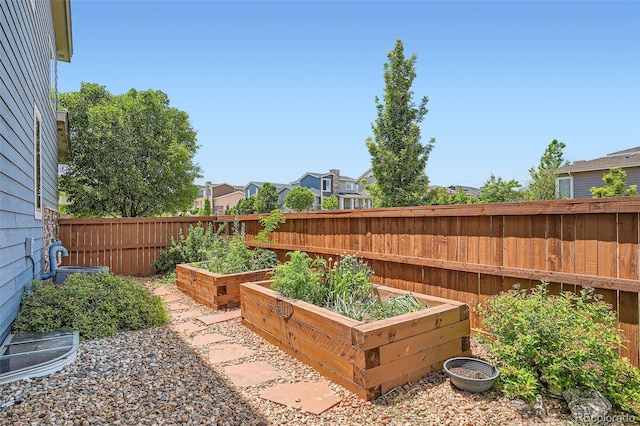 15437 W 95th Ave, Arvada, CO 80007 - fenced backyard featuring a garden and a residential view