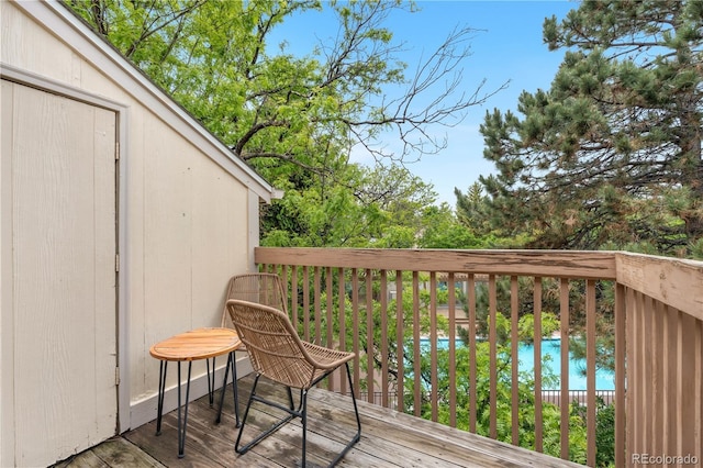 3050 W 107th Pl Unit E, Westminster, CO 80031 - view of wooden deck