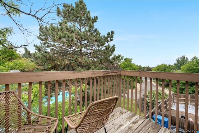 3050 W 107th Pl Unit E, Westminster, CO 80031 - view of wooden deck