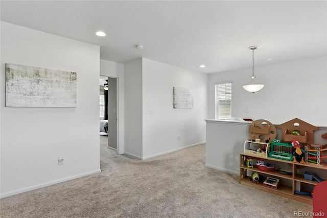 3699 Makley Cir, Castle Rock, CO 80104 - playroom featuring carpet, recessed lighting, and baseboards
