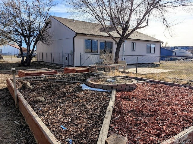 view of rear view of property