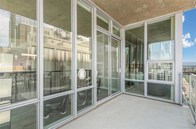 891 14th St Unit 1408, Denver, CO 80202 - view of unfurnished sunroom