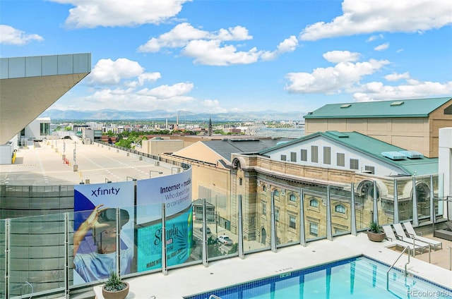 891 14th St Unit 1408, Denver, CO 80202 - community pool featuring a mountain view