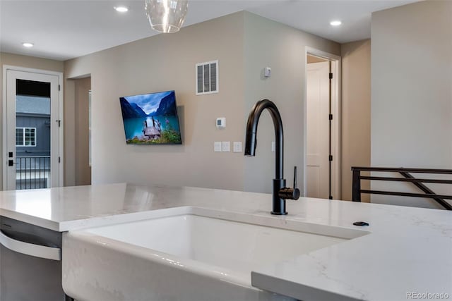 kitchen featuring sink