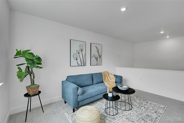 8530 W 52nd Ave Unit A1, Arvada, CO 80002 - sitting room featuring recessed lighting, baseboards, and carpet