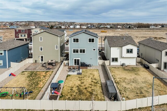 bird's eye view featuring a residential view