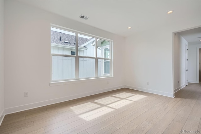 910 Promenade Dr, Superior, CO 80027 - empty room with light wood-style floors, baseboards, and recessed lighting