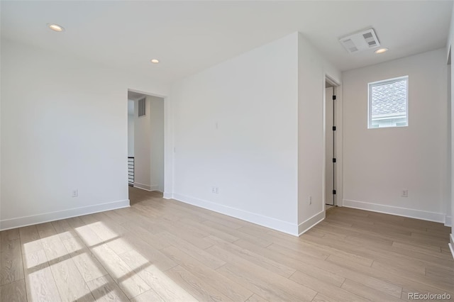 910 Promenade Dr, Superior, CO 80027 - spare room featuring light wood-type flooring, baseboards, and recessed lighting