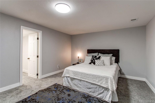 bedroom featuring carpet flooring