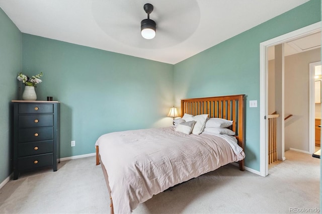 943 Reynolds Farm Ln Unit D8, Longmont, CO 80503 - carpeted bedroom featuring baseboards and ceiling fan