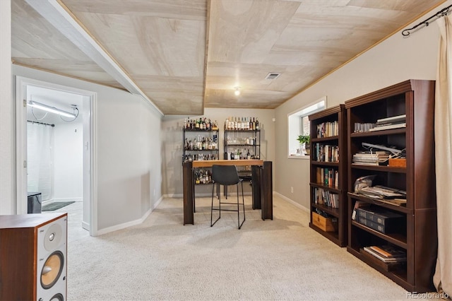 943 Reynolds Farm Ln Unit D8, Longmont, CO 80503 - office featuring carpet floors and a dry bar