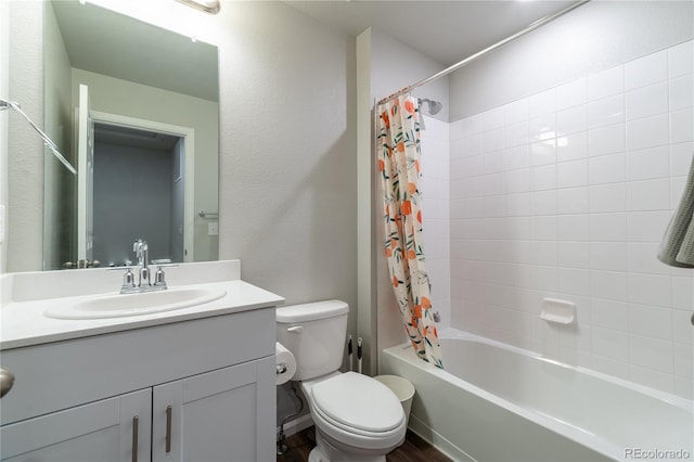 12213 Race St, Northglenn, CO 80241 - bathroom with vanity and shower / bath combo with shower curtain