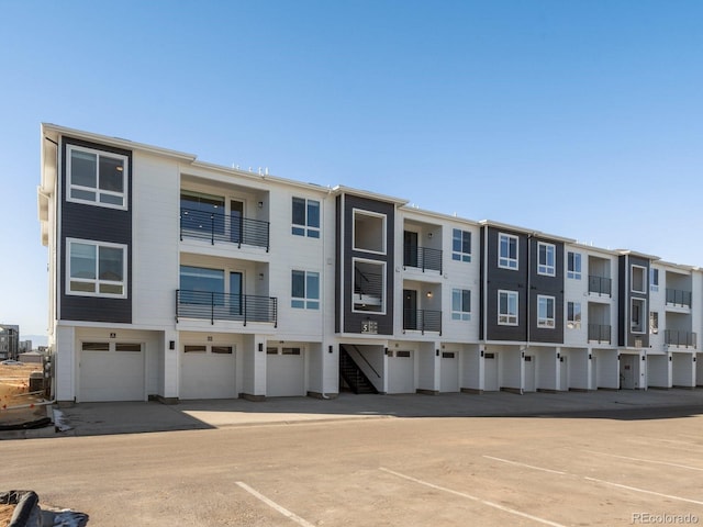 view of building exterior featuring an attached garage