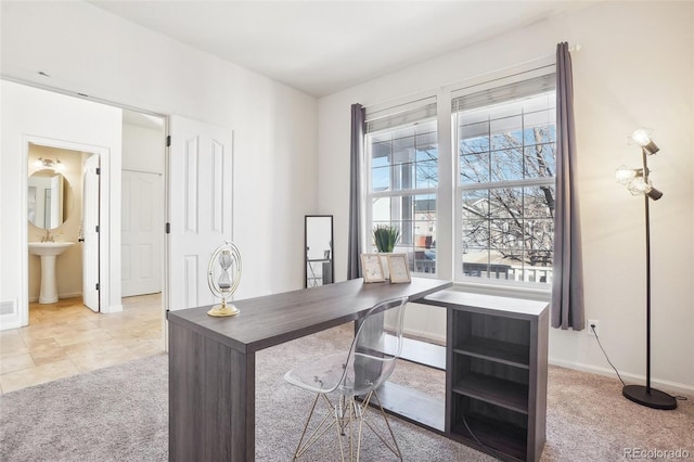 4844 Mt Evans St, Brighton, CO 80601 - office space featuring light carpet and baseboards