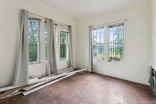 1900 S University Blvd, Denver, CO 80210 - unfurnished room featuring crown molding and tile patterned floors