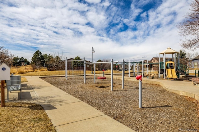 view of communal playground