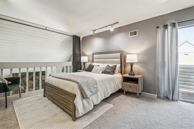 2491 S Xanadu Way Unit A, Aurora, CO 80014 - bedroom with carpet flooring and rail lighting