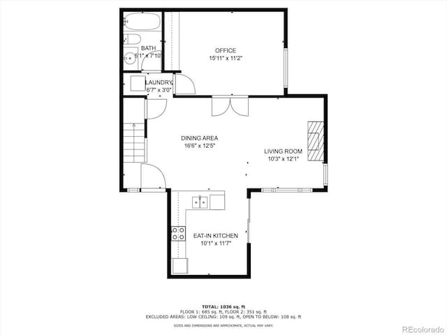 2491 S Xanadu Way Unit A, Aurora, CO 80014 - property floor plan