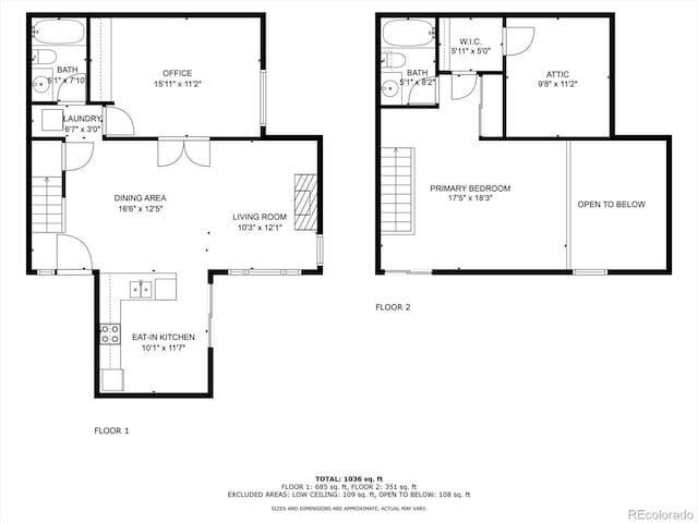 2491 S Xanadu Way Unit A, Aurora, CO 80014 - property floor plan