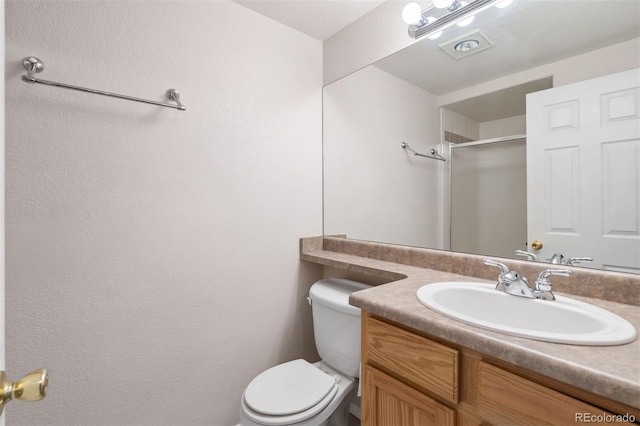 4839 Spotted Horse Dr, Colorado Springs, CO 80923 - full bath with vanity and an enclosed shower