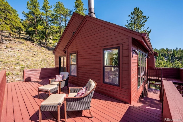7350 Timber Trail Rd, Evergreen, CO 80439 - view of deck