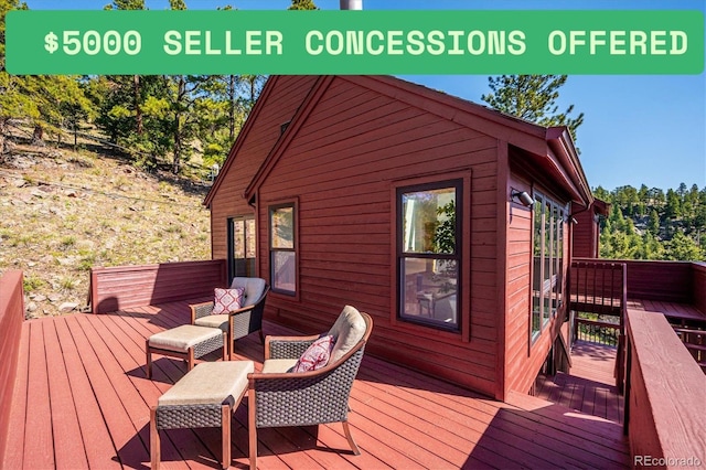 7350 Timber Trail Rd, Evergreen, CO 80439 - view of deck