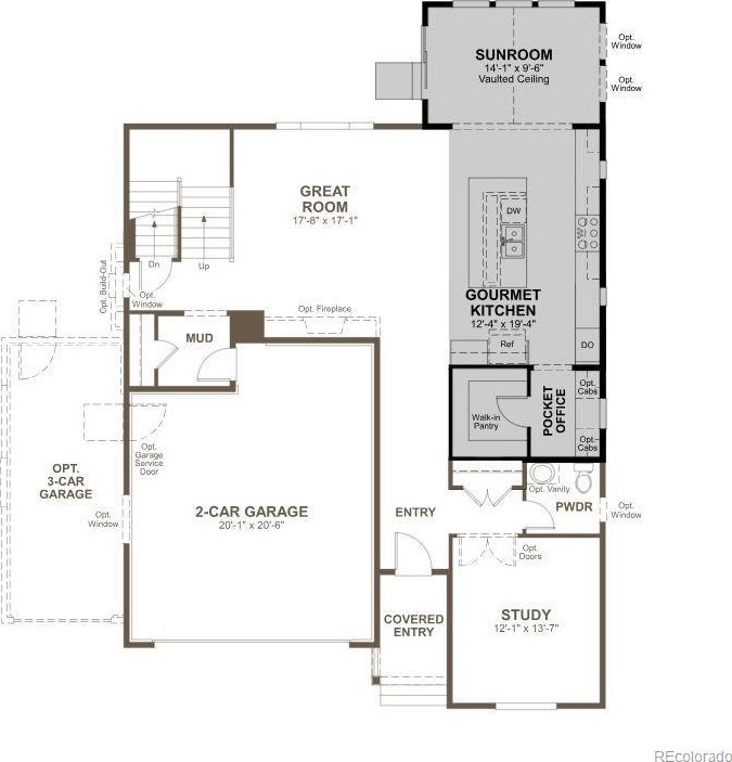 7034 E 126th Dr, Thornton, CO 80602 - view of property floor plan