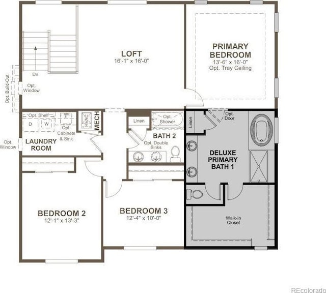 7034 E 126th Dr, Thornton, CO 80602 - view of floor plan / room layout