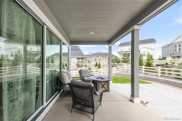 27986 E Frost Pl, Aurora, CO 80016 - view of patio with a residential view